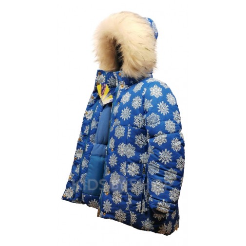 TOMAS, зимняя куртка "Виктория" синий-С 122-152