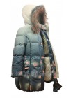 BILEMI,  зимнее пальто "Бант" голубой 104