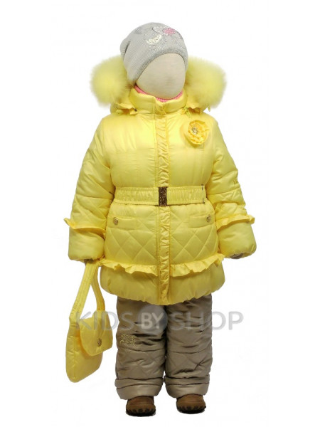 EGORKA, зимний костюм "Розочка" лимон 86-98