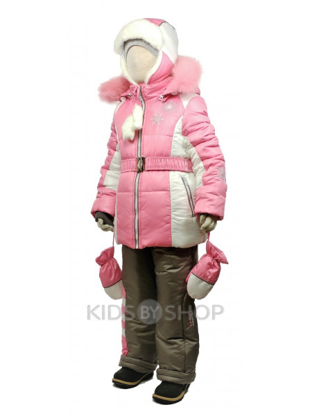 EGORKA, зимний костюм "Снежинка" розовый 98
