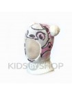 Шапка-шлем "Панда" белый KOLAD, 46-48